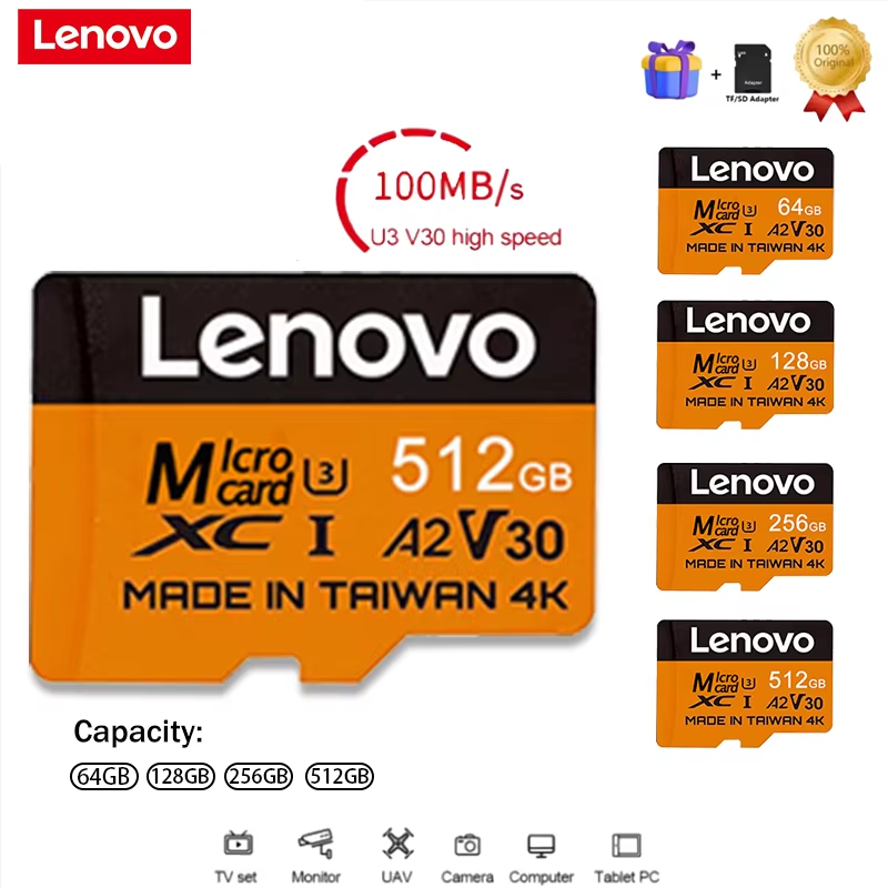 Gaming Console In Phone - Karty pamięci Lenovo Secure 512GB SD