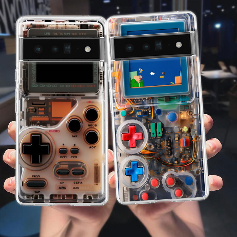 Gaming Console In Phone - Etui na telefon Google Pixel 9,8,7,6,5,4,4XL,7A,6A,5A,4A,3A,Pro,XL,5G