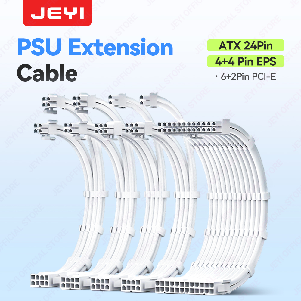 Console Gaming Pc Case - Zestaw przedłużaczy JEYI PSU - 24-pin