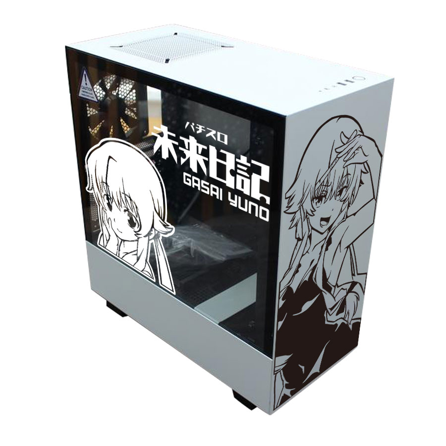 Naklejki z anime Future Diary  – Console Gaming Pc Case recenzja i cena