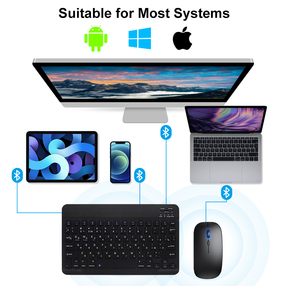Klawiatura i mysz Bluetooth do – Gaming Console For Ipad recenzja i cena