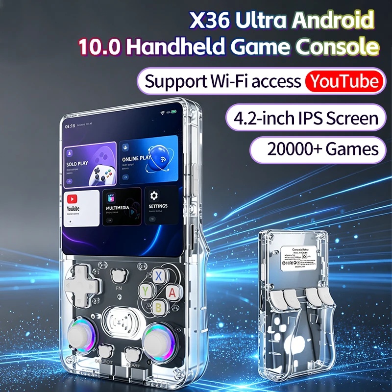 Konsola retro X36Ultra, Androi – Retro Gaming Console Youtube recenzja i cena