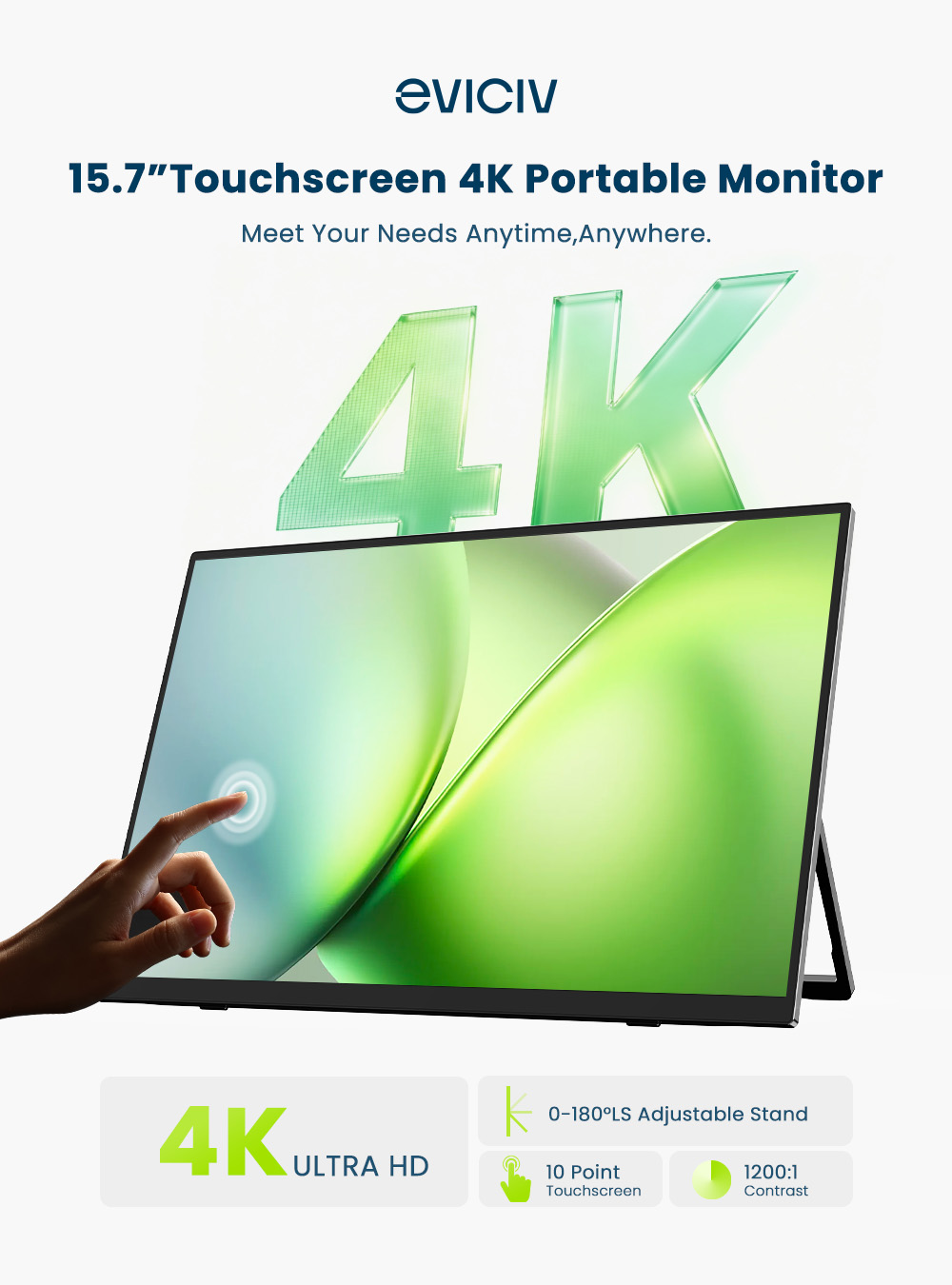 EVICIV 4K przenośny monitor 10 – Gaming Console Portable Pc recenzja i cena